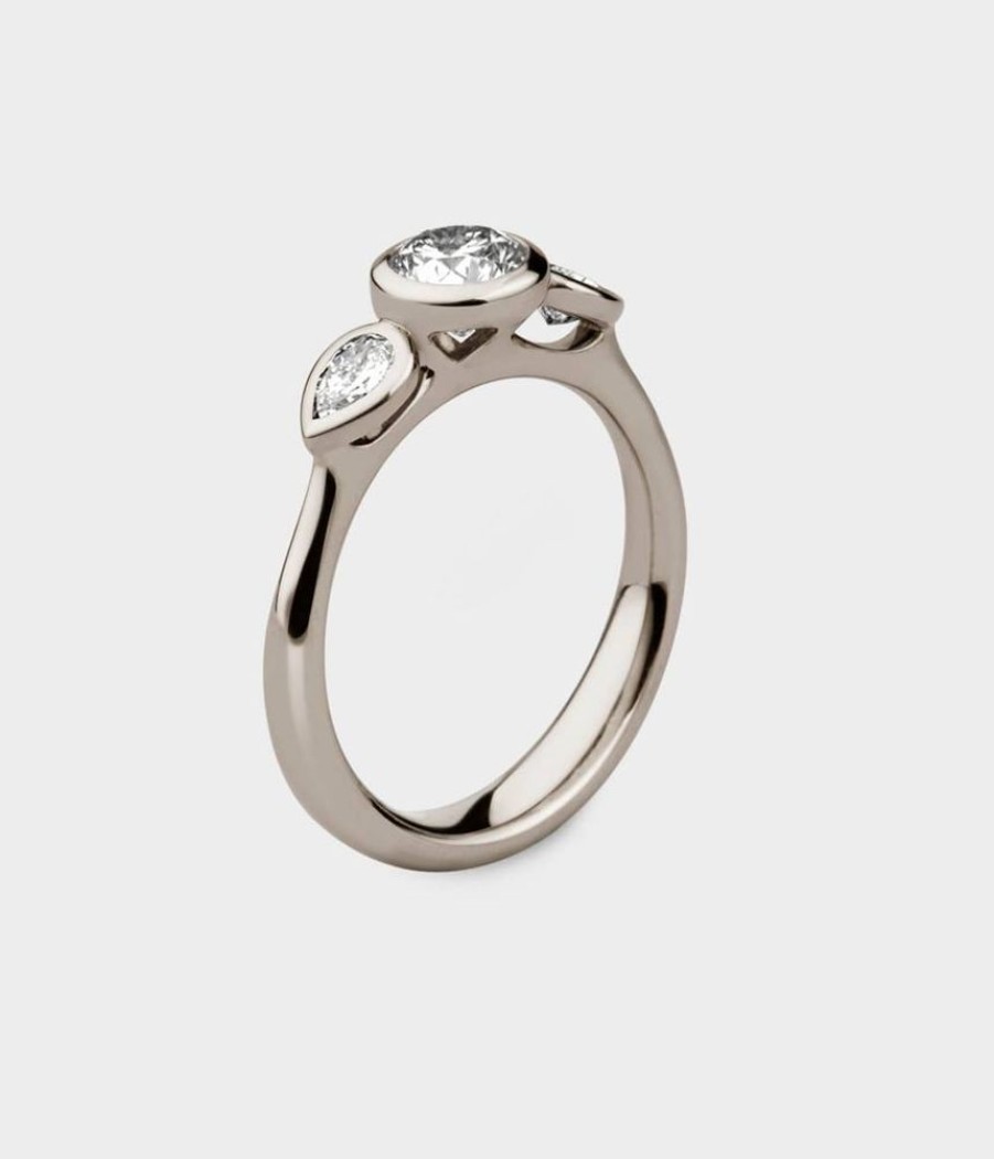 Women Stephen Einhorn | Angel 1/2 Carat Three Stone Engagement Ring