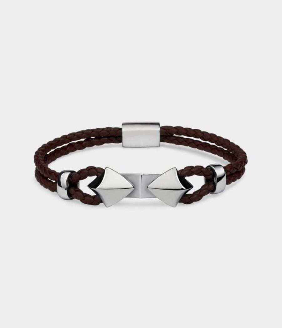 Men Stephen Einhorn | Arrowhead Leather Noose Bracelet