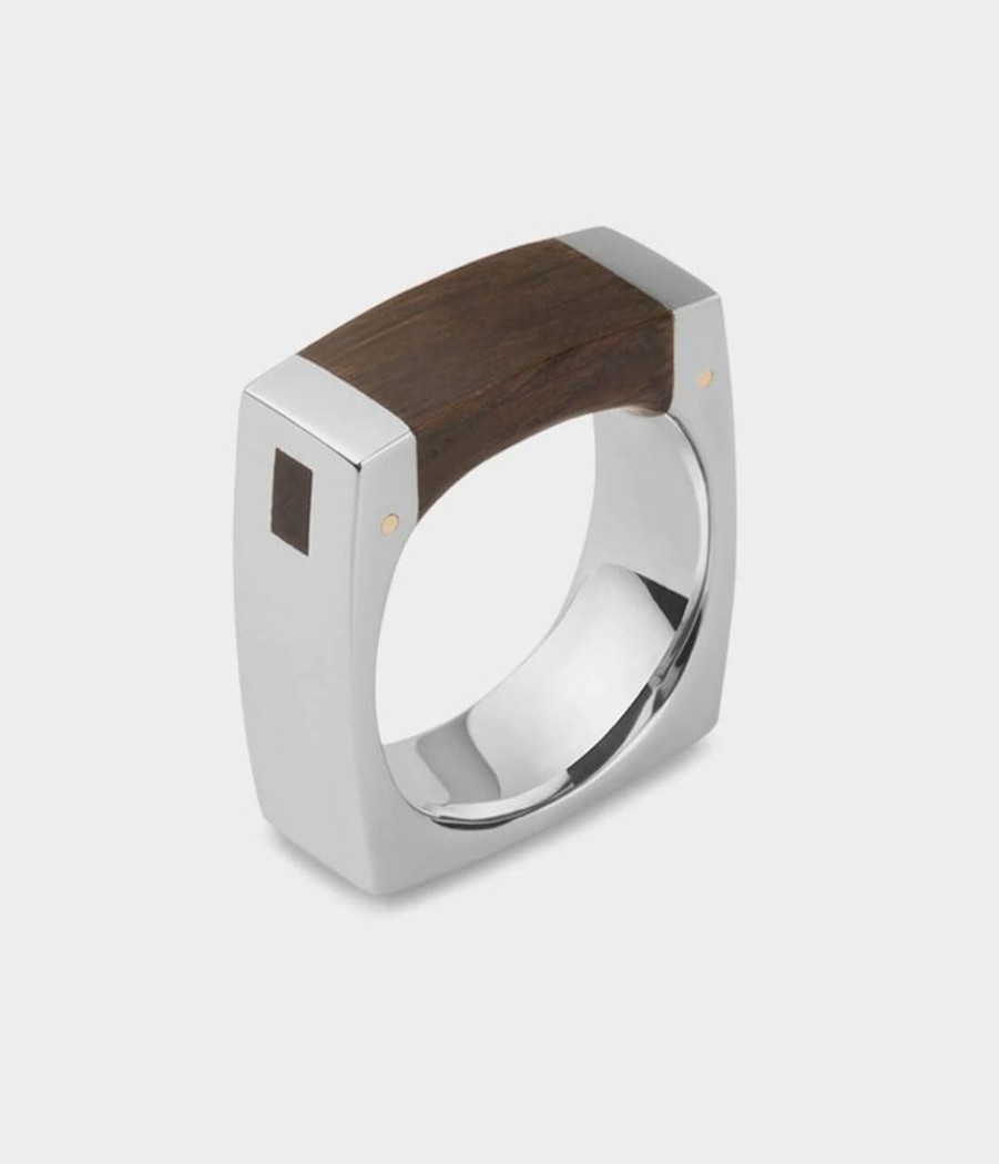 Men Stephen Einhorn | Thames Wood London Oak Mortice Ring