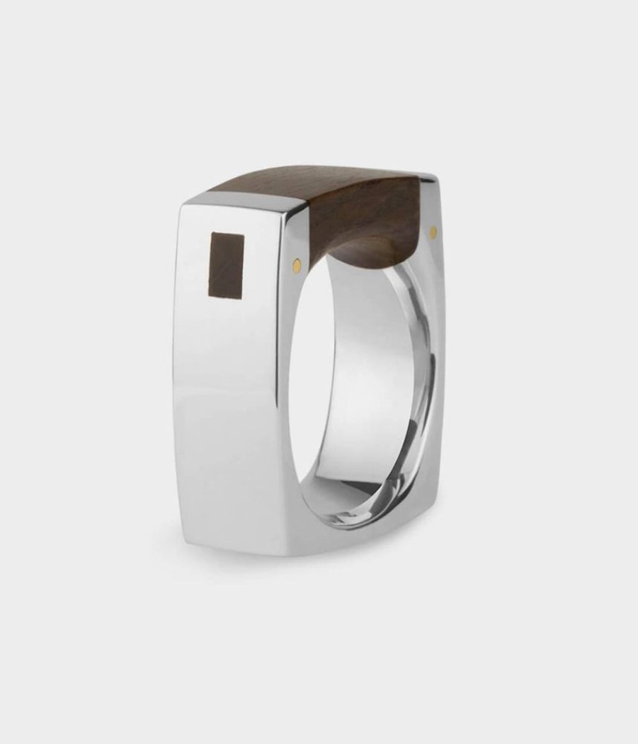 Men Stephen Einhorn | Thames Wood London Oak Mortice Ring