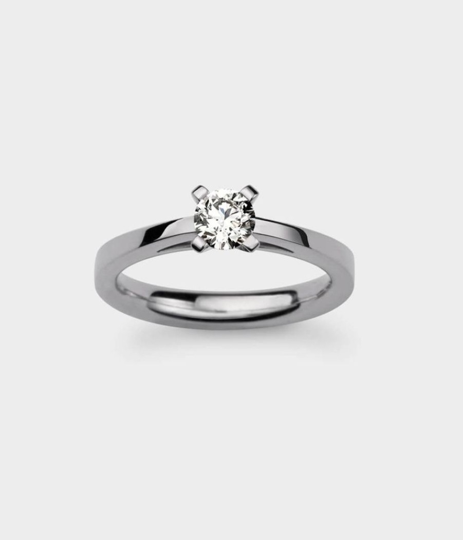 Women Stephen Einhorn | Radiant Light Solitaire Engagement Ring