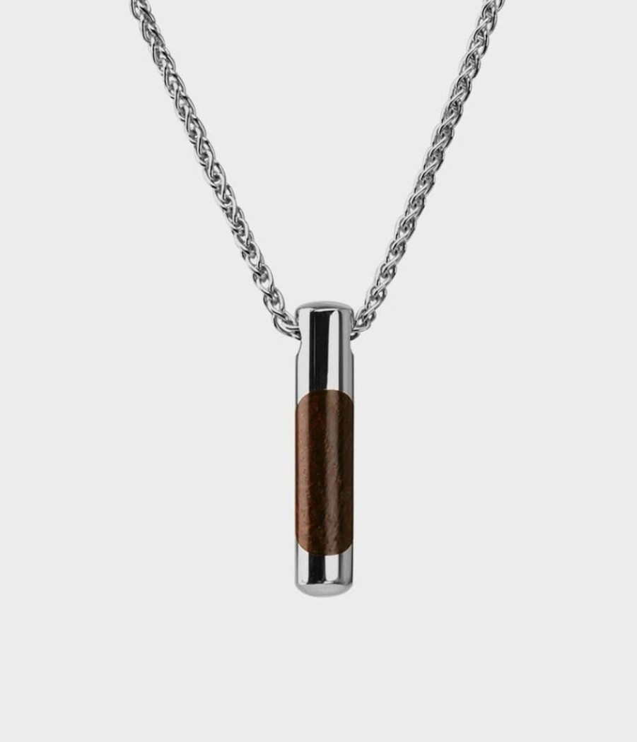 Men Stephen Einhorn | Thames Wood London Oak Fuse Necklace