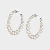 Women Stephen Einhorn | Large Colette Pearl Hoop Earrings