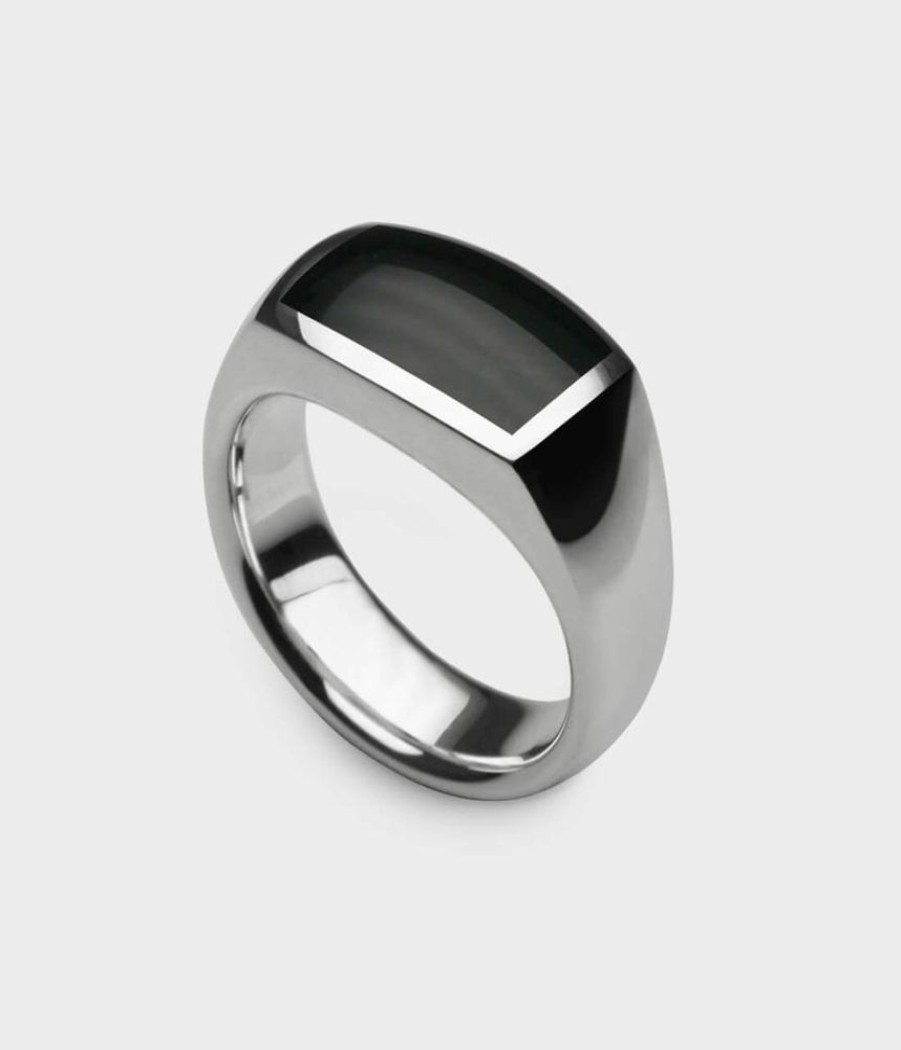 Men Stephen Einhorn | Inlaid Oxford Signet Ring