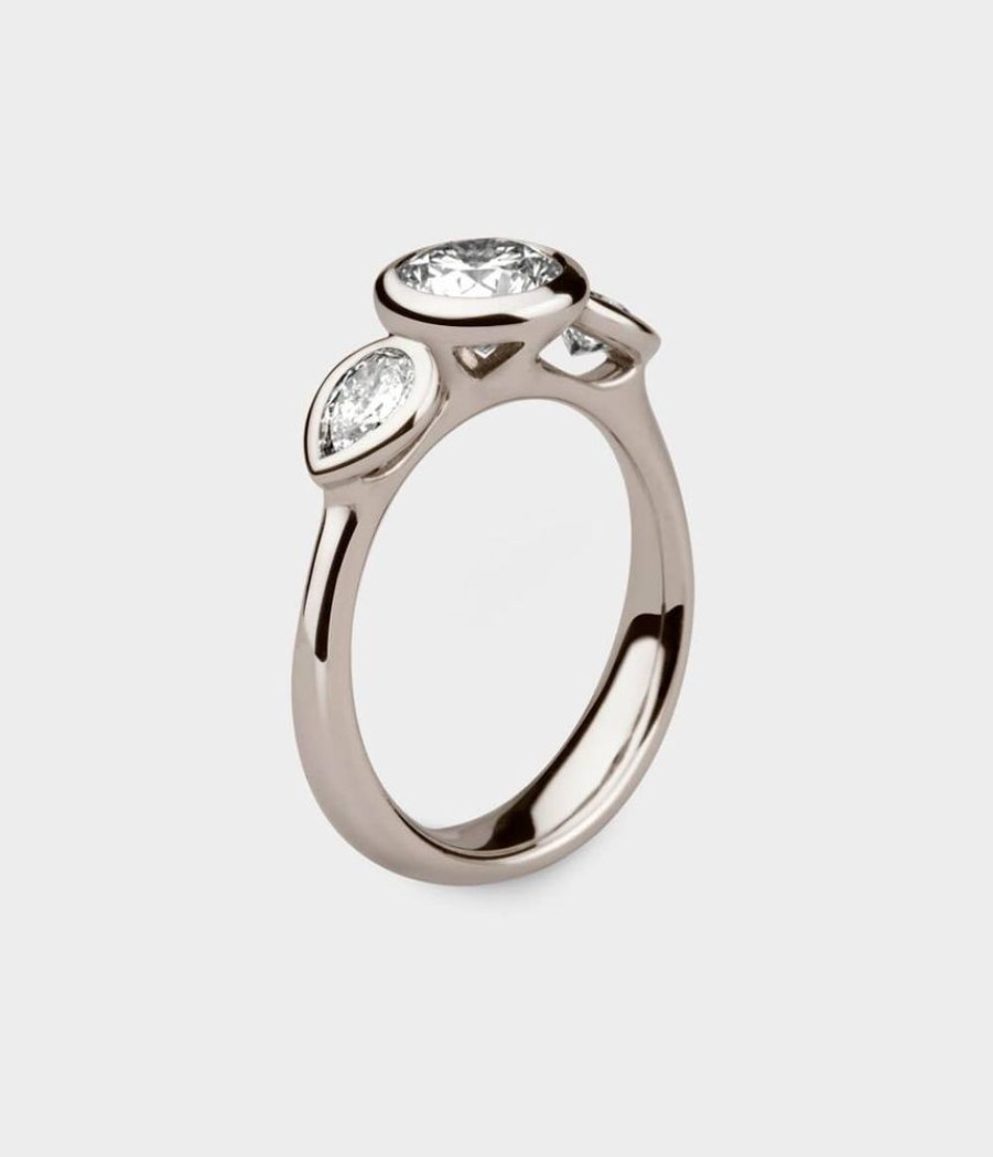 Women Stephen Einhorn | Angel 1 Carat Three Stone Engagement Ring