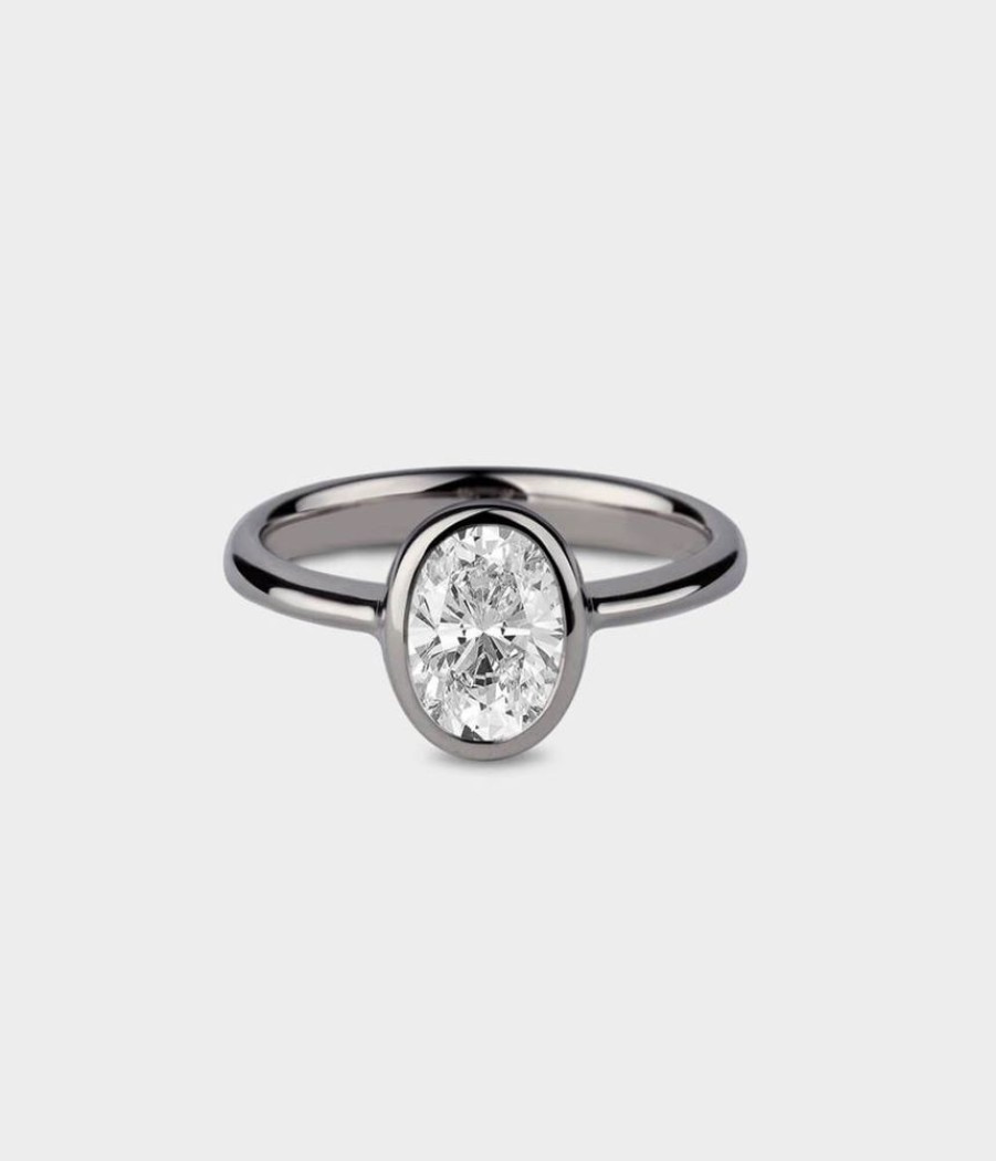 Women Stephen Einhorn | Oval Halo Ring