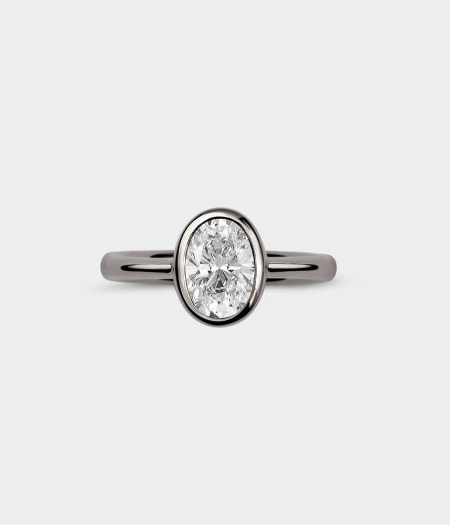 Women Stephen Einhorn | Oval Halo Ring