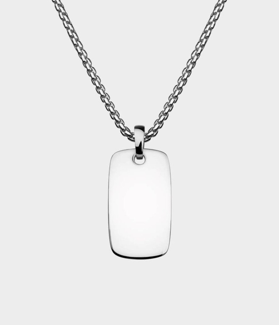 Men Stephen Einhorn | Soho Tag Pendant Necklace