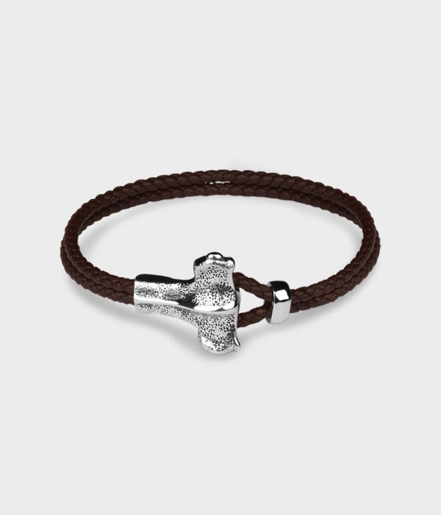 Men Stephen Einhorn | Hammerhead Leather Bracelet