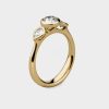 Women Stephen Einhorn | Angel 1/2 Carat Round And Pear Cut Stones Engagement Ring