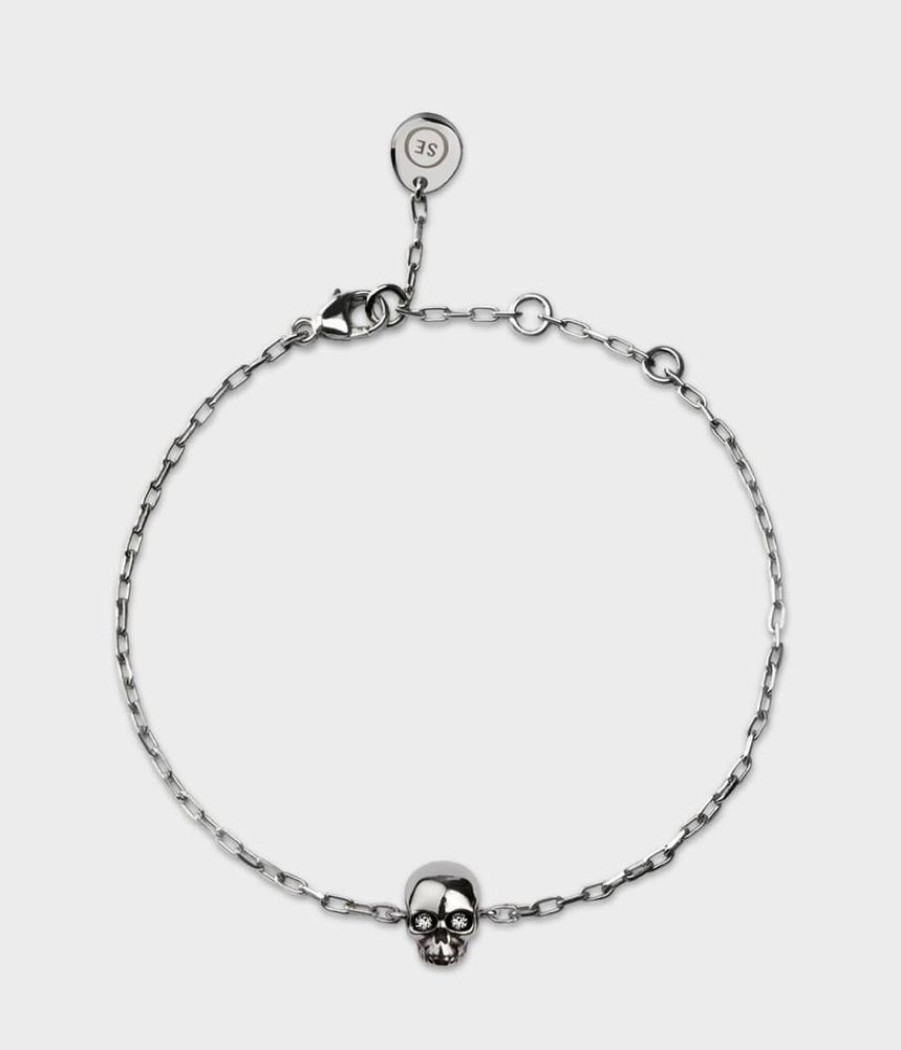 Women Stephen Einhorn | Mini Skull Bracelet