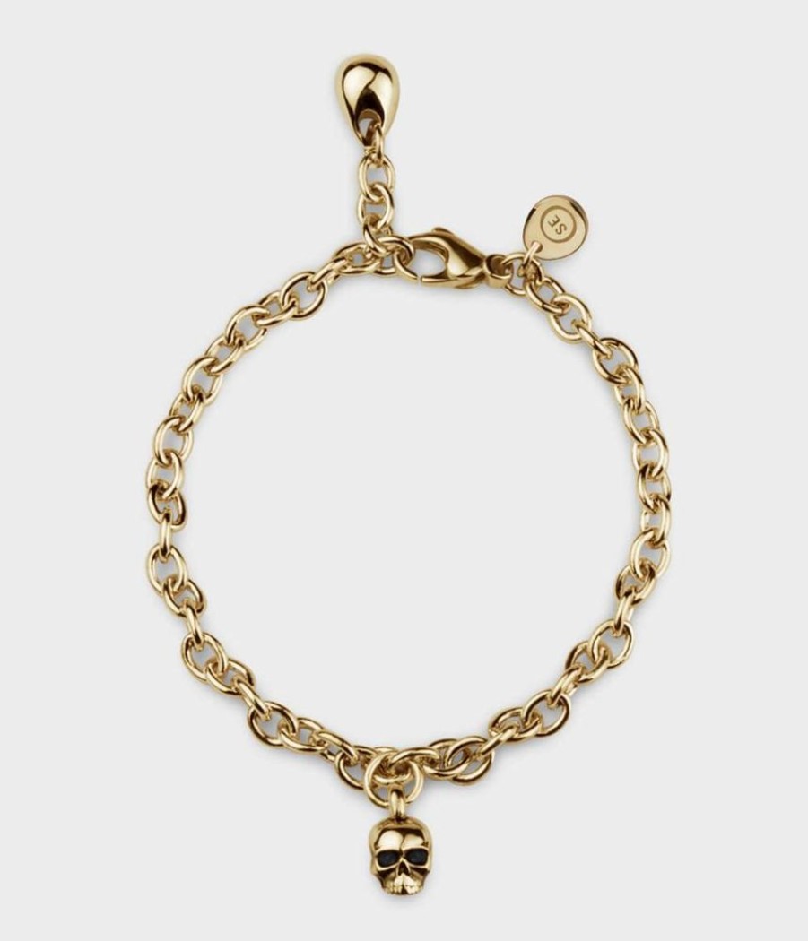 Women Stephen Einhorn | Skull Charm Bracelet