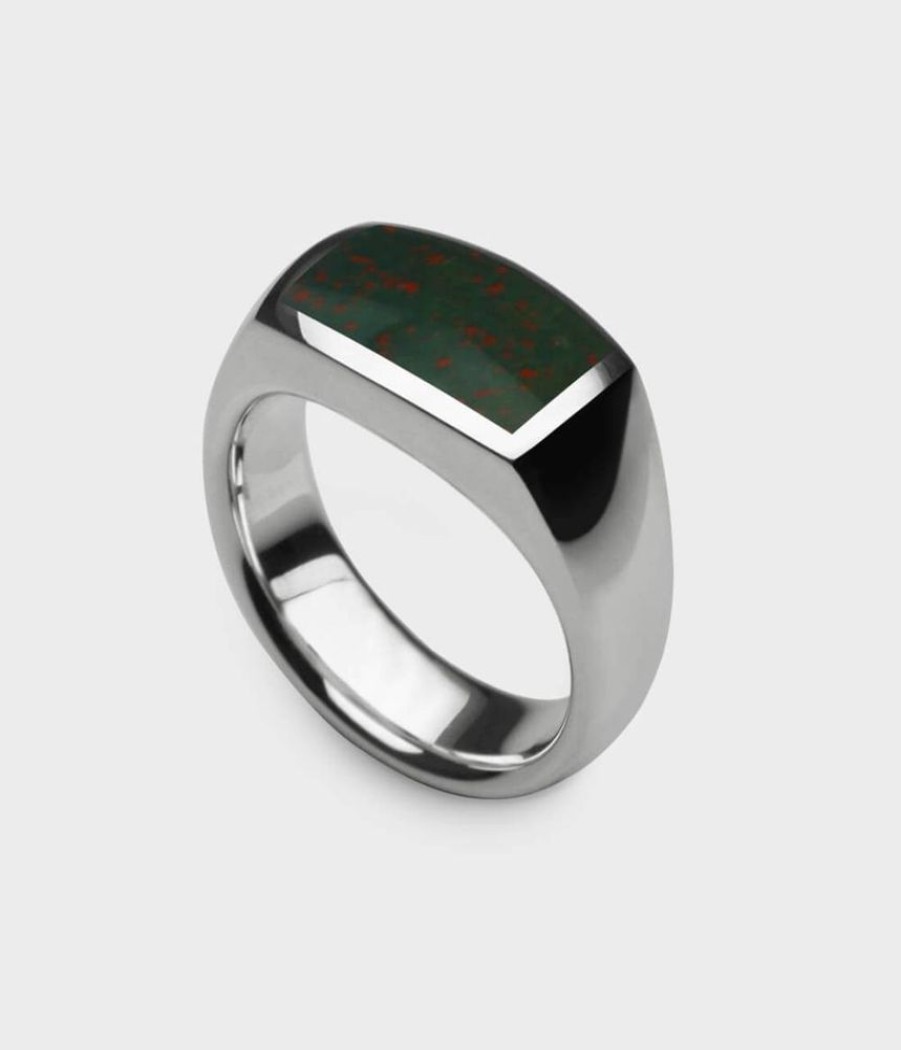 Men Stephen Einhorn | Inlaid Oxford Signet Ring