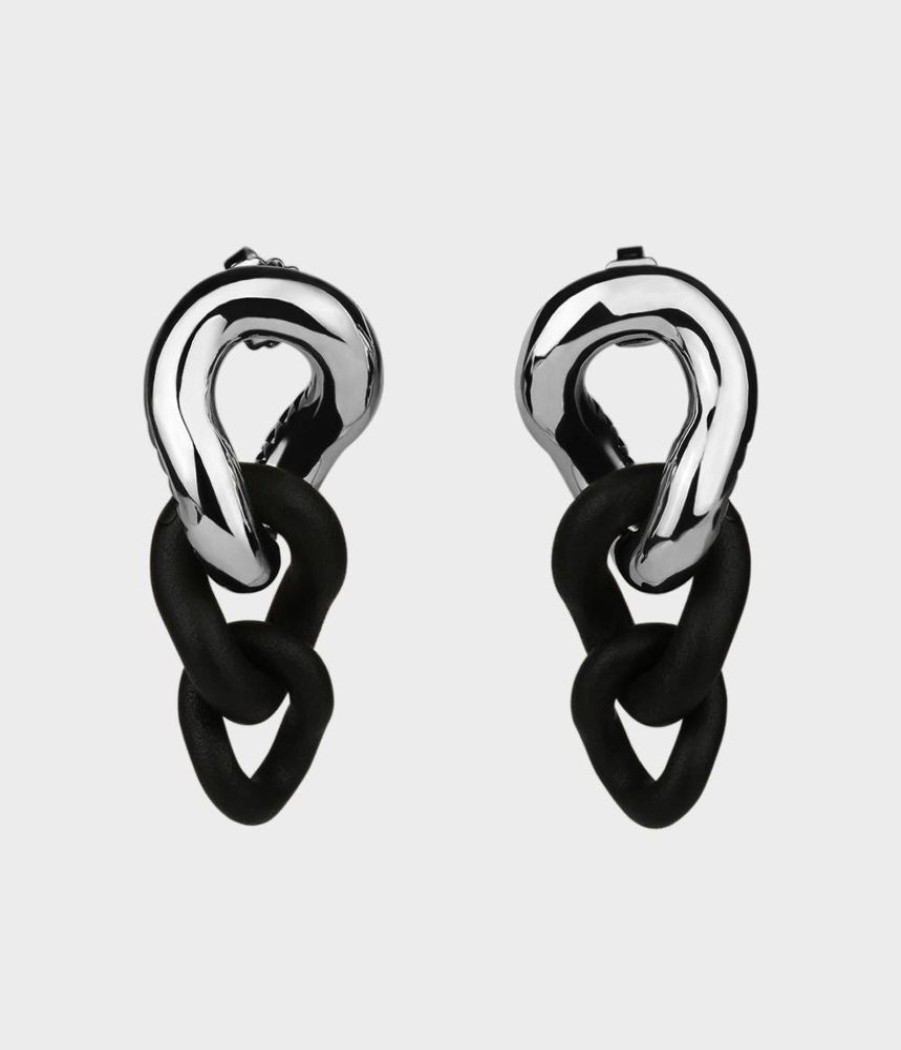 Women Stephen Einhorn | Silver Raven Earrings