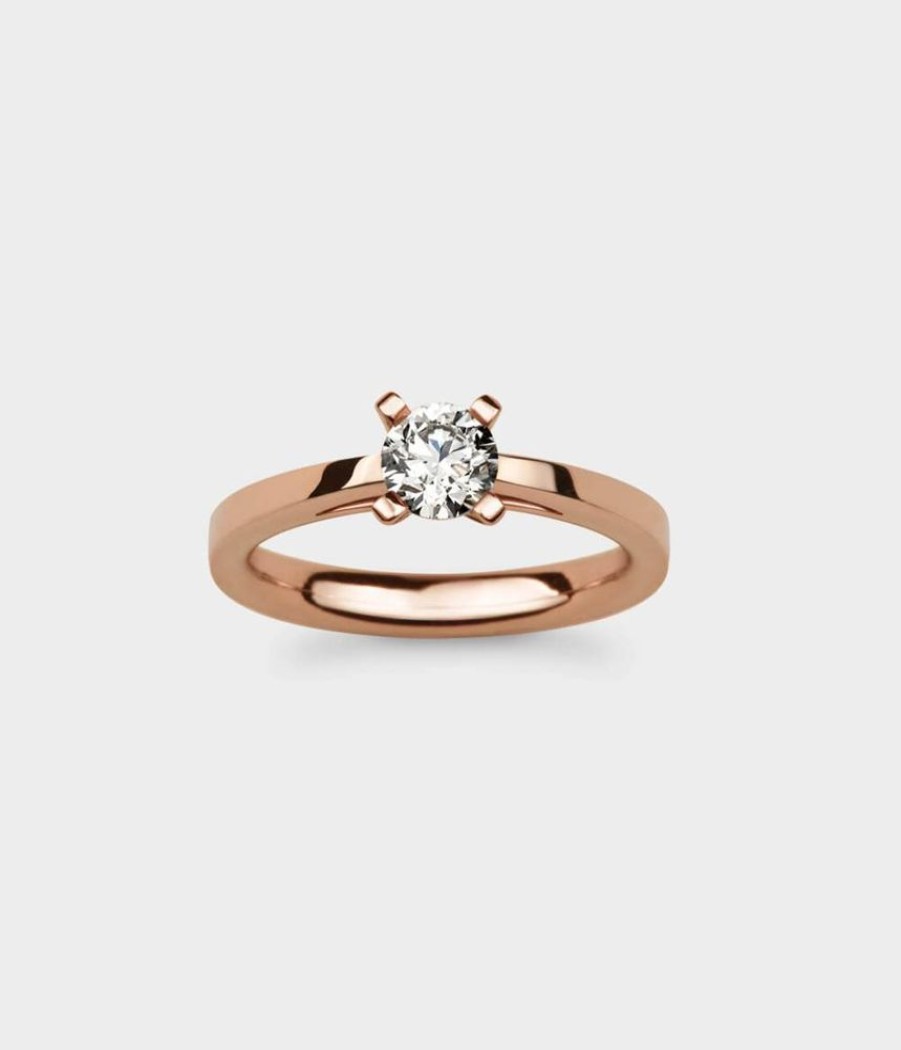 Women Stephen Einhorn | Radiant Light 1/2 Carat Solitaire Engagement Ring