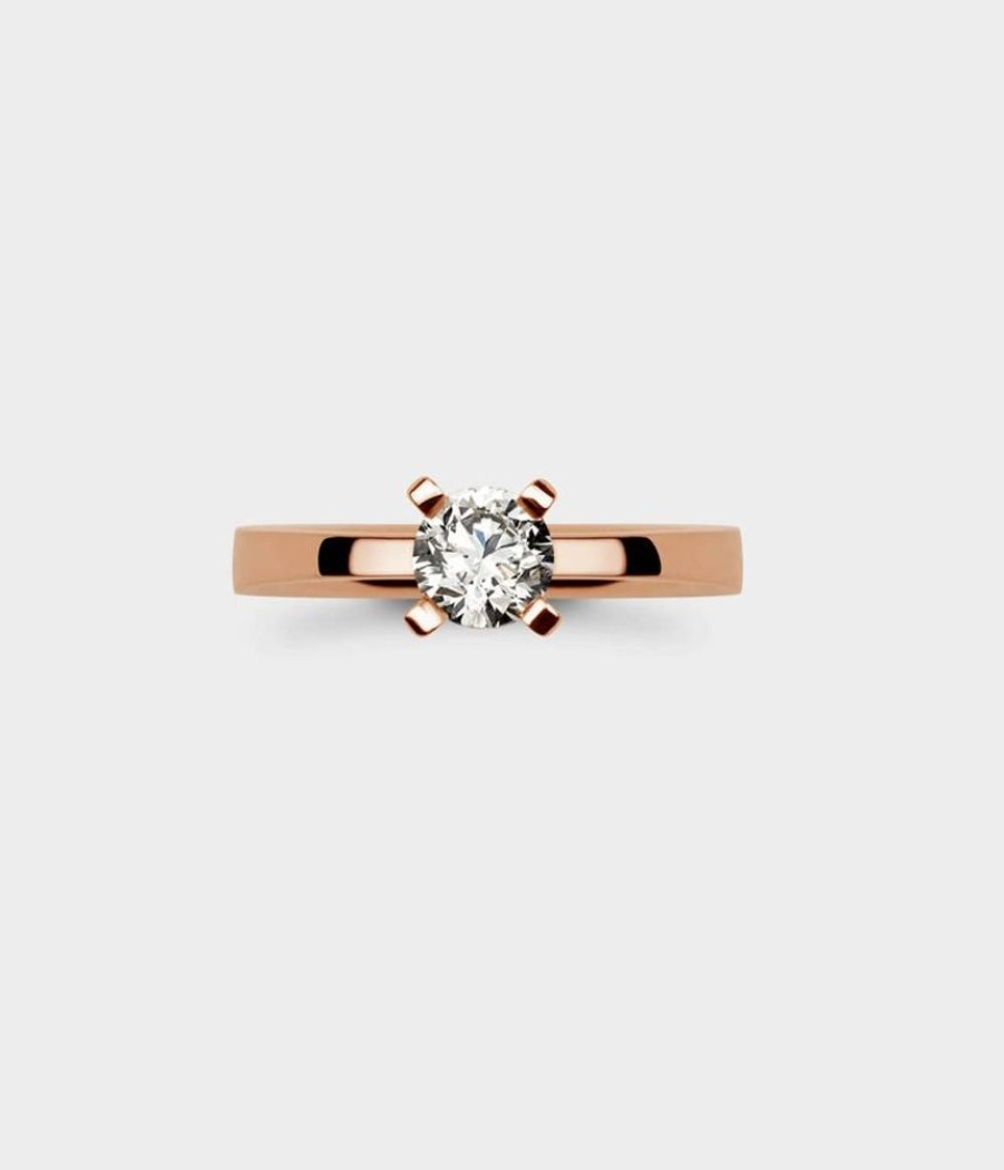 Women Stephen Einhorn | Radiant Light 1/2 Carat Solitaire Engagement Ring