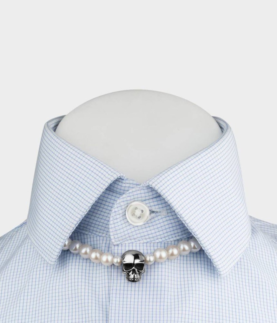 Women Stephen Einhorn | Skull & Pearl Necktie