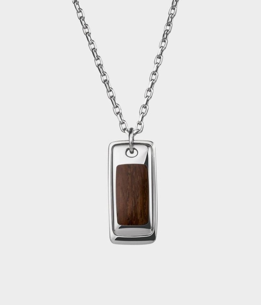 Men Stephen Einhorn | Thames Wood London Oak Saint James Necklace