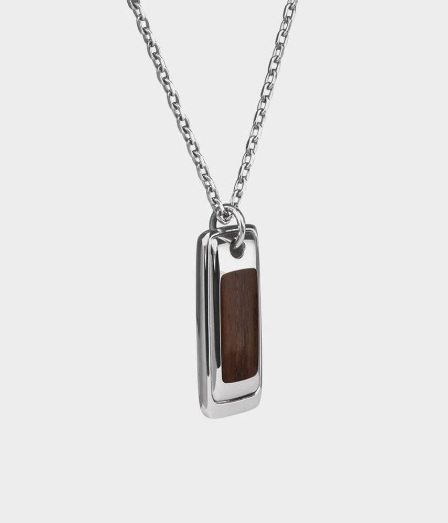 Men Stephen Einhorn | Thames Wood London Oak Saint James Necklace