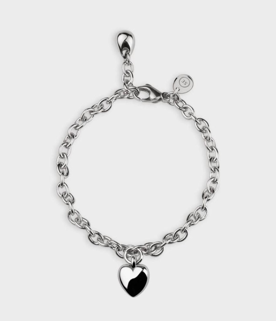 Women Stephen Einhorn | Heart Charm Bracelet